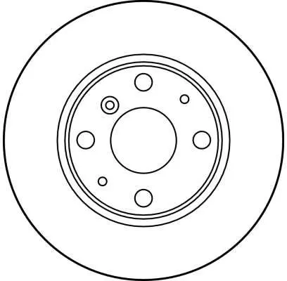 Handler.Part Brake disc TRW DF3114 2