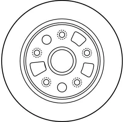 Handler.Part Brake disc TRW DF3117 2