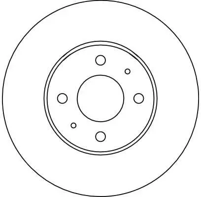 Handler.Part Brake disc TRW DF4024 2