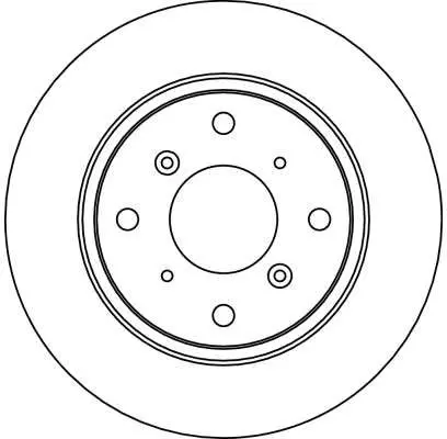 Handler.Part Brake disc TRW DF4031 2