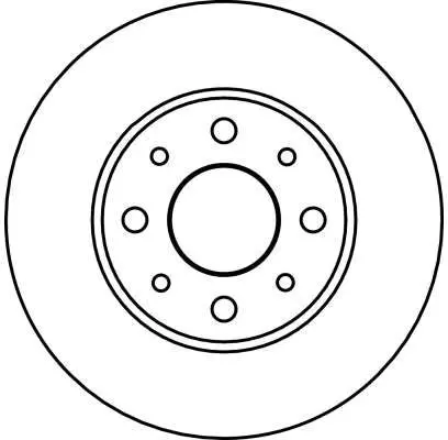 Handler.Part Brake disc TRW DF4037 2