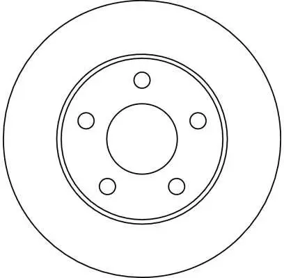 Handler.Part Brake disc TRW DF4041 2