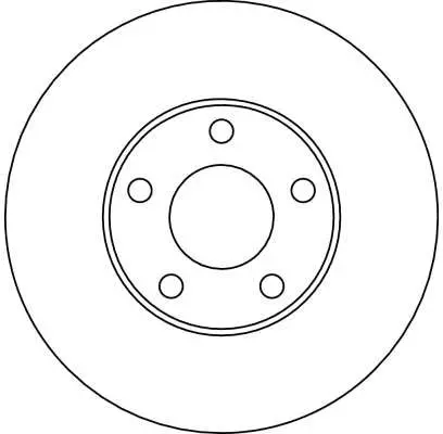 Handler.Part Brake disc TRW DF4045 2