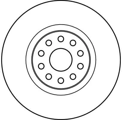 Handler.Part Brake disc TRW DF4059 2