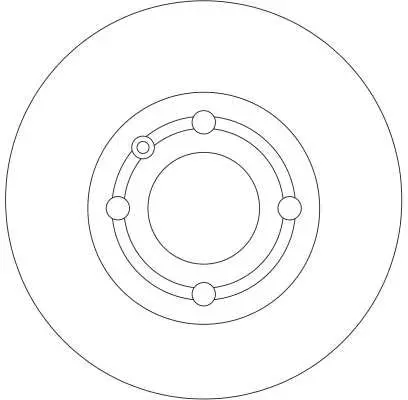 Handler.Part Brake disc TRW DF4062 2