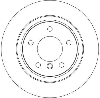 Handler.Part Brake disc TRW DF4069 2