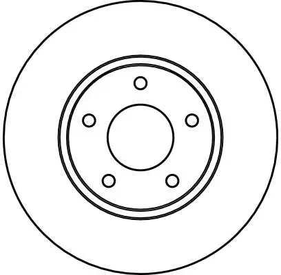 Handler.Part Brake disc TRW DF4095 2