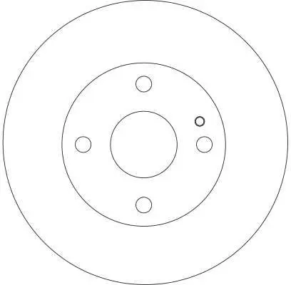 Handler.Part Brake disc TRW DF4120 2