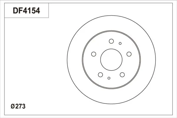 Handler.Part Brake disc TRW DF4154 2