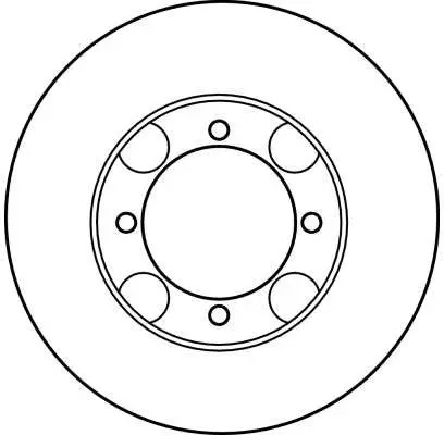 Handler.Part Brake disc TRW DF4157 2