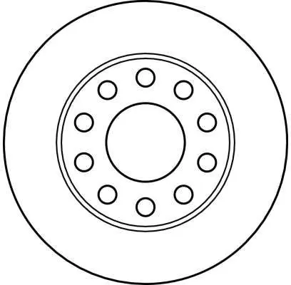 Handler.Part Brake disc TRW DF4186 2