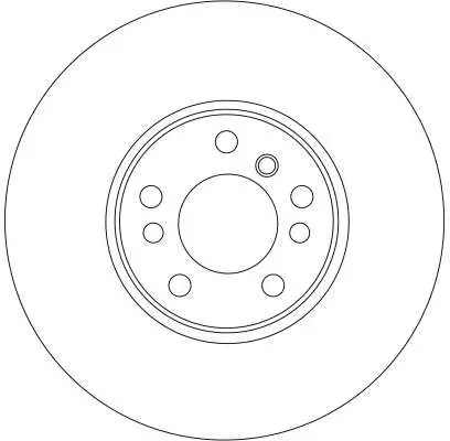 Handler.Part Brake disc TRW DF4187 2