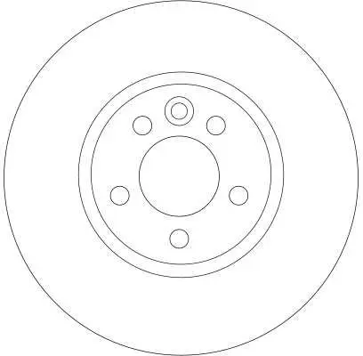 Handler.Part Brake disc TRW DF4203 2