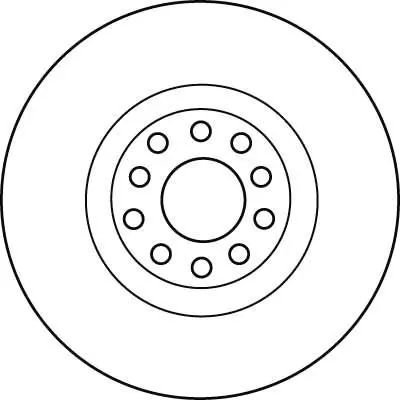 Handler.Part Brake Disc TRW DF4209 2