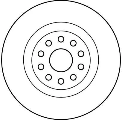 Handler.Part Brake disc TRW DF4220 2