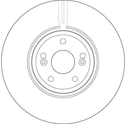 Handler.Part Brake disc TRW DF4231 2