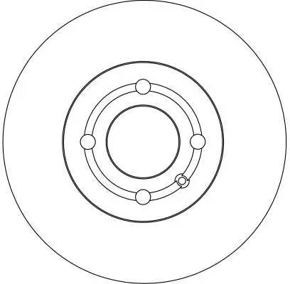 Handler.Part Brake disc TRW DF4232 2