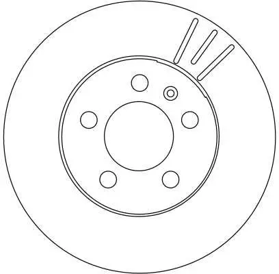 Handler.Part Brake disc TRW DF4235 2