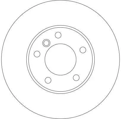 Handler.Part Brake disc TRW DF4248S 2