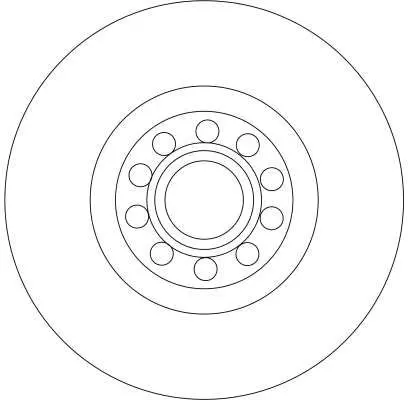 Handler.Part Brake disc TRW DF4258S 2