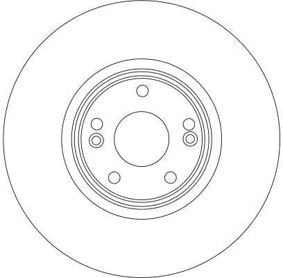 Handler.Part Brake disc TRW DF4259S 2