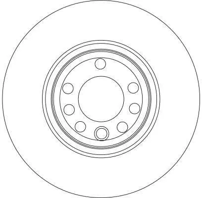 Handler.Part Brake disc TRW DF4265S 2