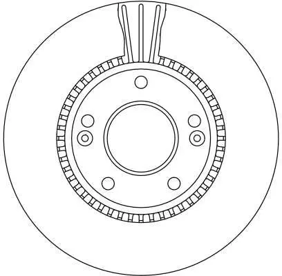 Handler.Part Brake disc TRW DF4283 2