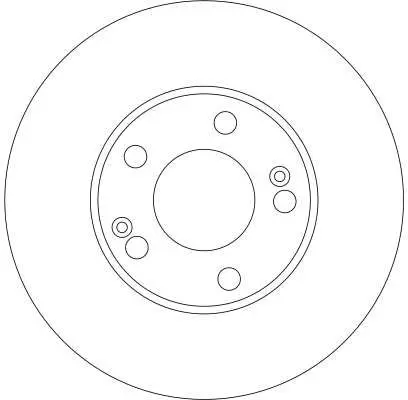 Handler.Part Brake disc TRW DF4291 2