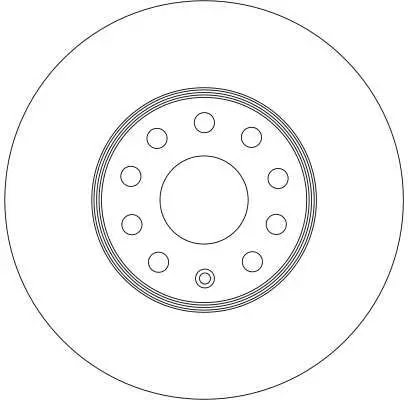 Handler.Part Brake disc TRW DF4295 2