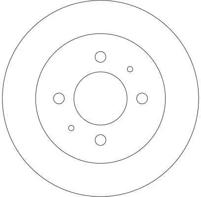 Handler.Part Brake disc TRW DF4319 2