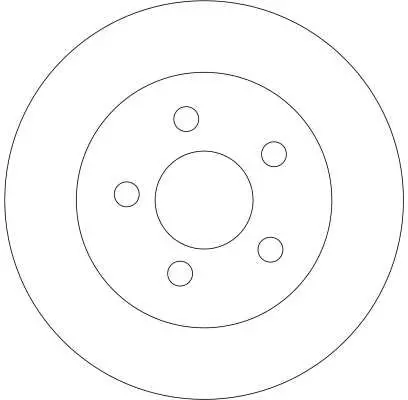 Handler.Part Brake disc TRW DF4336 2