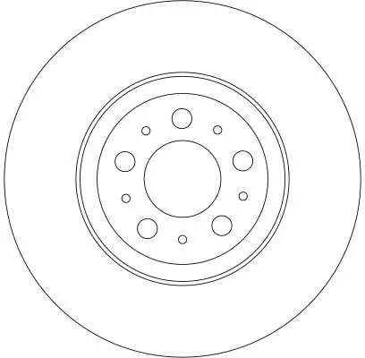 Handler.Part Brake disc TRW DF4339 2