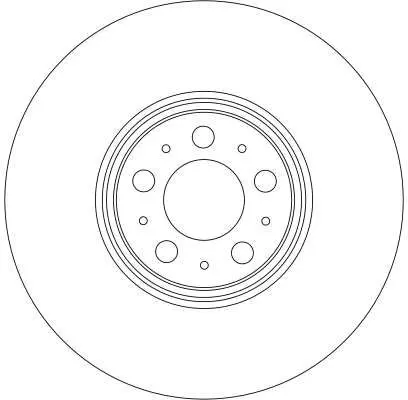 Handler.Part Brake disc TRW DF4340S 2