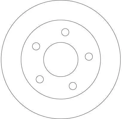 Handler.Part Brake disc TRW DF4357 2