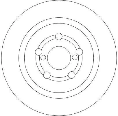 Handler.Part Brake disc TRW DF4380 2