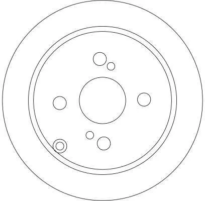 Handler.Part Brake disc TRW DF4404 2