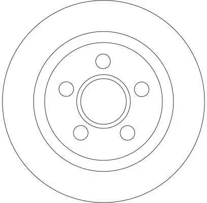 Handler.Part Brake disc TRW DF4407 2