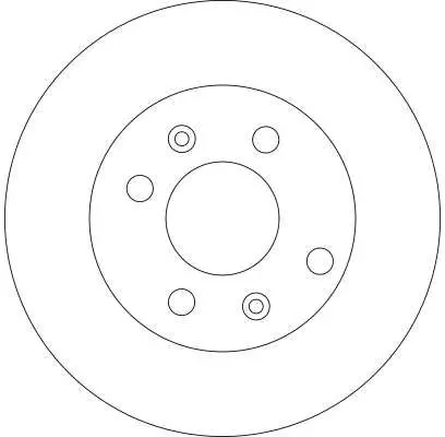 Handler.Part Brake disc TRW DF4409 2