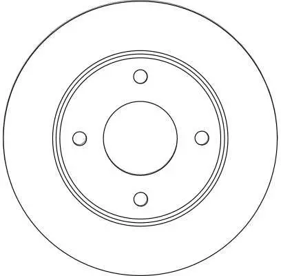 Handler.Part Brake disc TRW DF4457 2