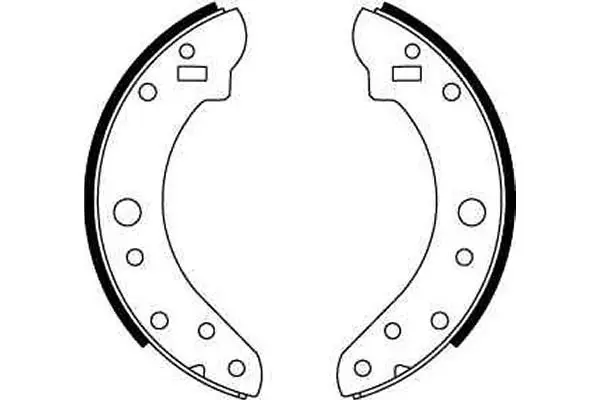 Handler.Part Brake shoe set TRW GS6143 2