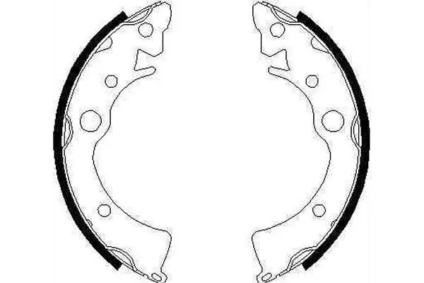 Handler.Part Brake shoe set TRW GS6210 2