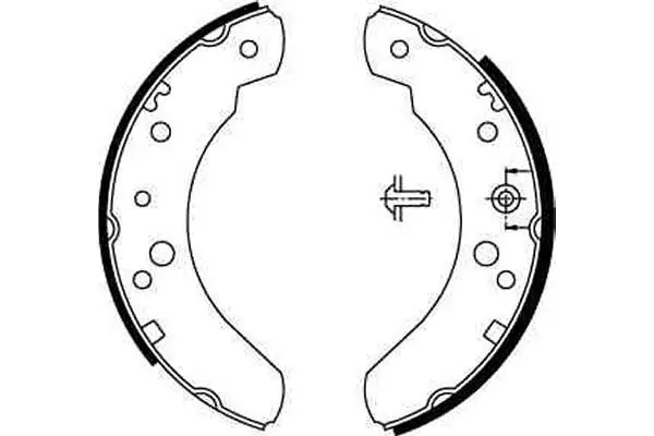 Handler.Part Brake shoe set TRW GS6224 2