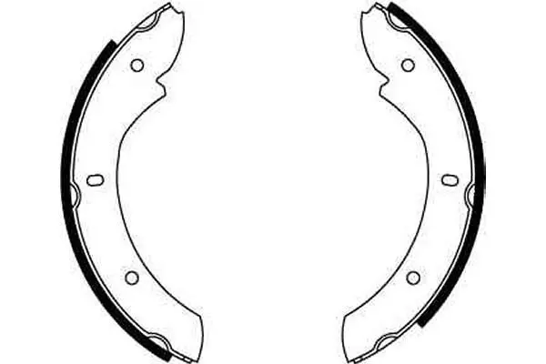 Handler.Part Brake shoe set, parking brake TRW GS6236 2