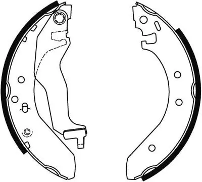 Handler.Part Brake shoe set TRW GS6246 2