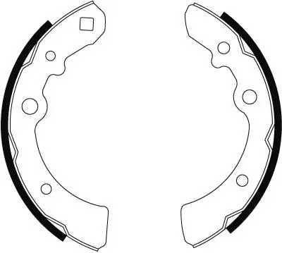 Handler.Part Brake shoe set TRW GS8030 2