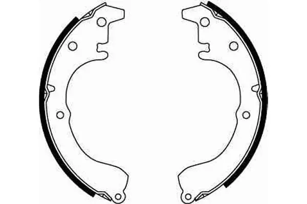 Handler.Part Brake shoe set TRW GS8046 2