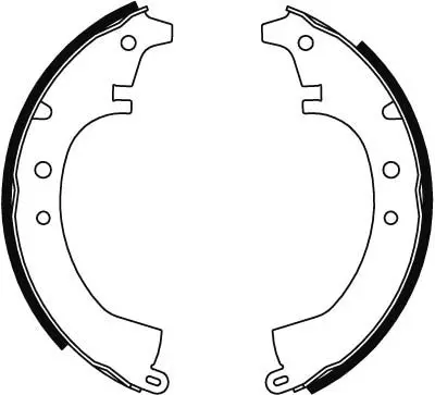 Handler.Part Brake shoe set TRW GS8047 2