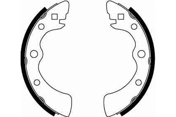 Handler.Part Brake shoe set TRW GS8071 2