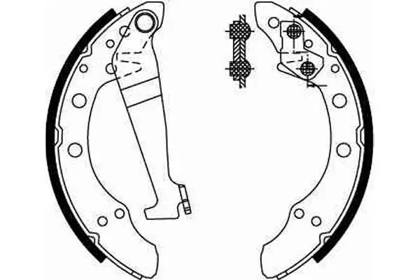 Handler.Part Brake shoe set TRW GS8092 2