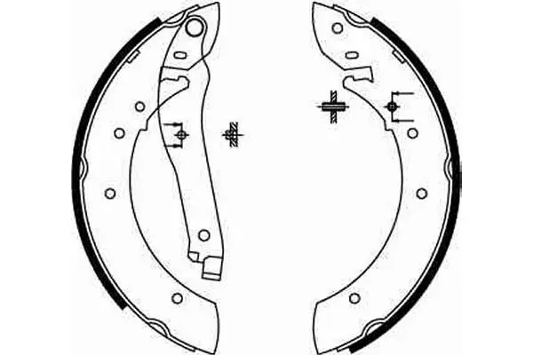 Handler.Part Brake shoe set TRW GS8108 2